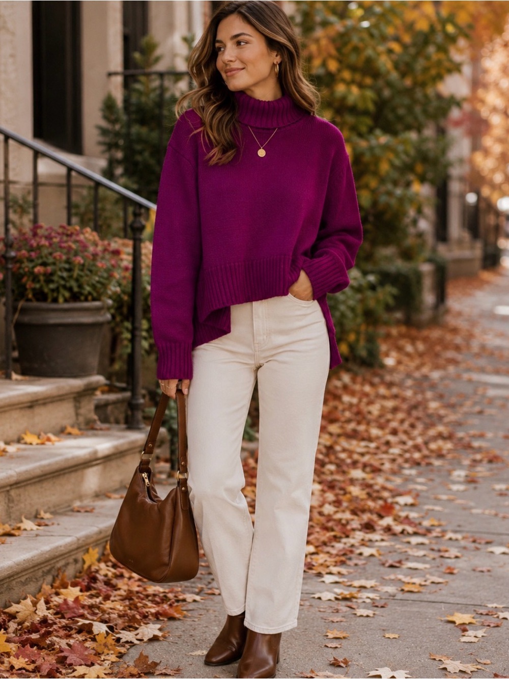 Oversized Turtleneck sweater